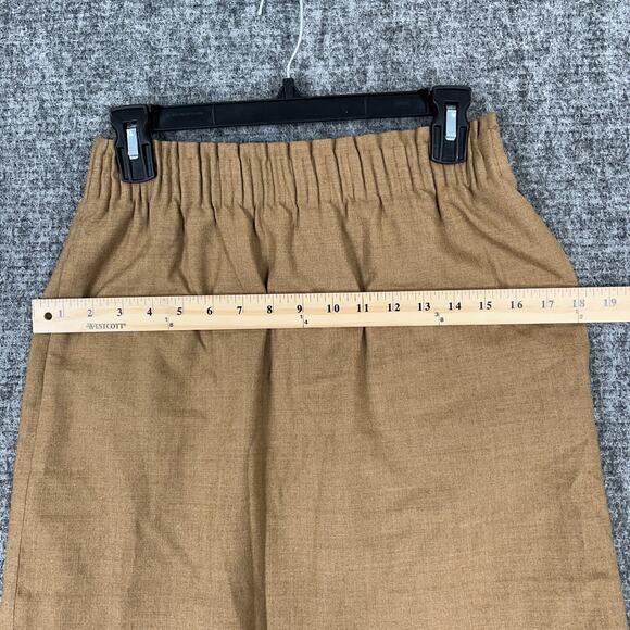 J.Crew Skirt Womens 2 Tan Wool Sidewalk Lined Short Mini Business Formal - Picture 8 of 10